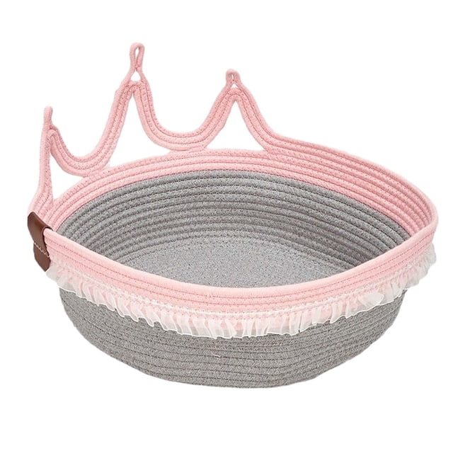 Cesta para cama de gato jinwen caseta para perrera duradera hecha a mano M