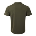 thumbnail image 5 of MIXUE Shirts For Men Summer Color Block Print Round Neck Button Down Short Sleeve Slim Fit Casual Pullover Tops T Shirts Daily-Wear,Green,XL, 5 of 8