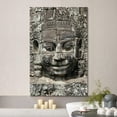 thumbnail image 2 of wall26 Canvas Print Wall Art Ancient Sacred Tropical Temple Stone Carved Face Nature Religious Photography Realism Decorative Yoga Multicolor Relax/Calm Zen for Living Room, Bedroom, Office - 16&quot, 2 of 5