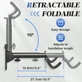 thumbnail image 5 of Yeabett Garage Bike Rack Wall Mount Hanger 2-Pack Adjustable Space Saving Horizontal Bicycle Rack for Mountain/Road/Hybrid Bikes | Secure Home Storage, 5 of 10