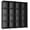 Black, variant on Cube Storage Organizer, 8 Cube Closet Organizers and Storage, DIY Stackable Bookshelf Plastic Clothes Organizer Shelving for Bedroom, Home, Yellow