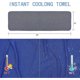 thumbnail image 4 of cooling towels 4 pack, microfiber cooling towel for neck, super absorbent cold towel, 4 of 5
