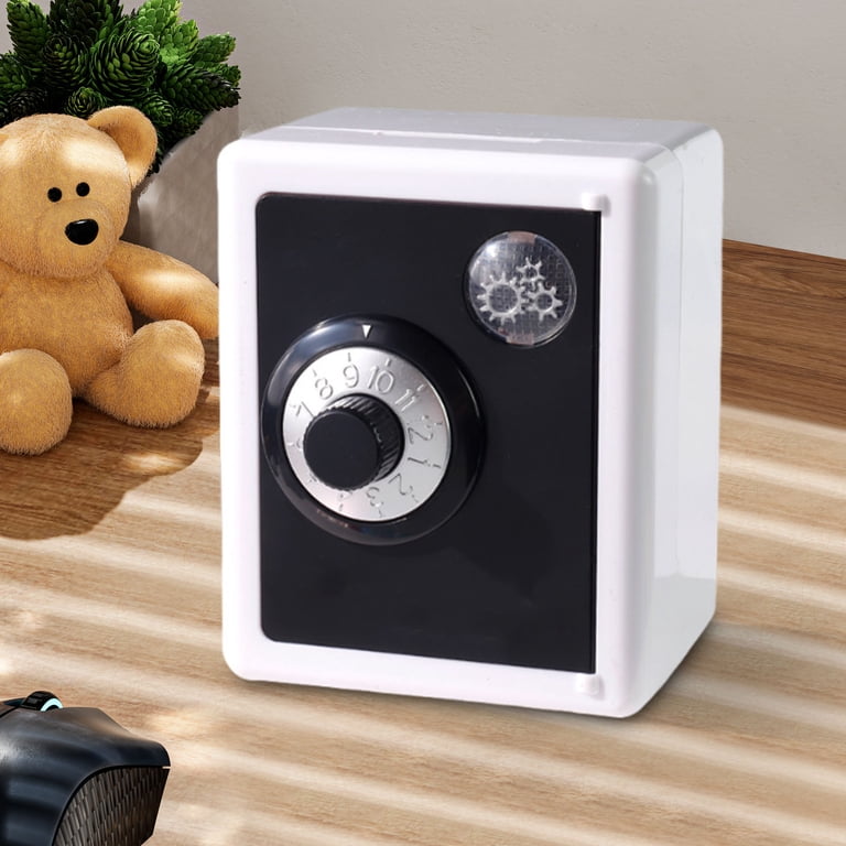 Kids Password Lock Money Box Toy - Mini Safe Piggy Bank for