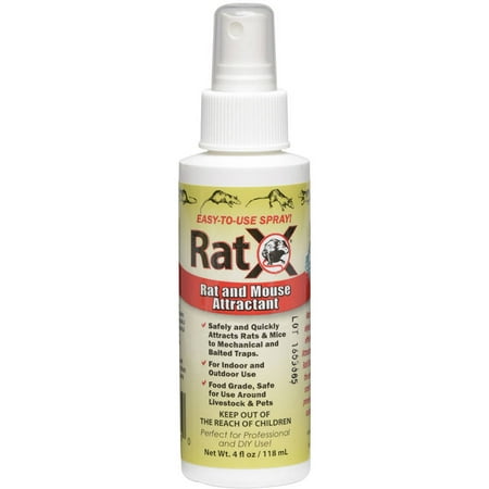 Rat x Ecoclearproducts.com 774324 4 Oz All-Natural Non-Toxic Rat and Mouse Attractant Spray