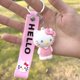 thumbnail image 4 of Hellos Kitty My Melody Pudding Doll KT llavero de gato mujeres dije para chicas bolsos llaveros accesorios colgante coche nuevo llavero, 4 of 4