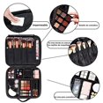 thumbnail image 2 of Estuche de Maquillaje de Viaje Bolsa de Cosm&eacute;ticos - Profesional Organizador de Maquillaje Port&aacute;til Impermeable con Divisor Ajustable, Bolsa de Almacenamiento para Cosm&eacut, 2 of 9