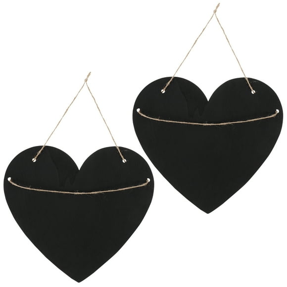 2pcs Pizarra de la pizarra Borrable Mensaje Tablero Blanco Decoración para el hogar Artesanía