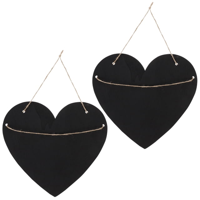 2pcs Pizarra de la pizarra Borrable Mensaje Tablero Blanco Decoración para el hogar Artesanía