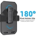 thumbnail image 7 of BELTRON DuraForce Pro 3 Case with Clip, Heavy Duty Case with Swivel Belt Clip for Kyocera DuraForce Pro3 5G E7200 Verizon Features: Secure Fit & Built-in Kickstand Black, 7 of 7