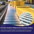 thumbnail image 4 of Conveyor Rollers Unpowered Roller Conveyor Slides Gravity Conveyor for Seamless Material Handling, 4 of 5