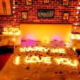 thumbnail image 3 of kjfeif Battery Powered English Alphanumeric Light Led,LED Letter Lights Light Up Plastic Letters Standing Hanging Warm Wihte Light, 3 of 9