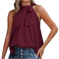 thumbnail image 2 of SMihono Hauts pour Femmes Débardeur pour Femmes Été Femme Dos Nu Col Rond Sans Manches T-Shirt à Imprimé Léopard Hauts Débardeurs pour Femmes Hauts d'Été pour Femmes, 2 of 6