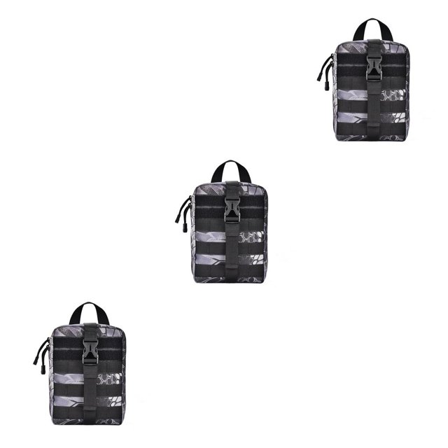 Toystoory Bolsa de almacenamiento al aire libre Camping Senderismo Accesorios de supervivencia Riñonera Pesca Montañismo Bolsillo Oxford Paquete de No.04 3piezas Toystoory CBP186368