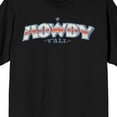 thumbnail image 2 of Western Howdy Men's Black Short Sleeve Crew Neck Tee-Medium, 2 of 7