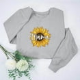 thumbnail image 2 of VBTAPA Mama Sweatshirt for Women 2026 Trendy Casual Long Sleeve Crewneck Pullover Loose Blouse Tops Y2K Streetwear Gray S, 2 of 7