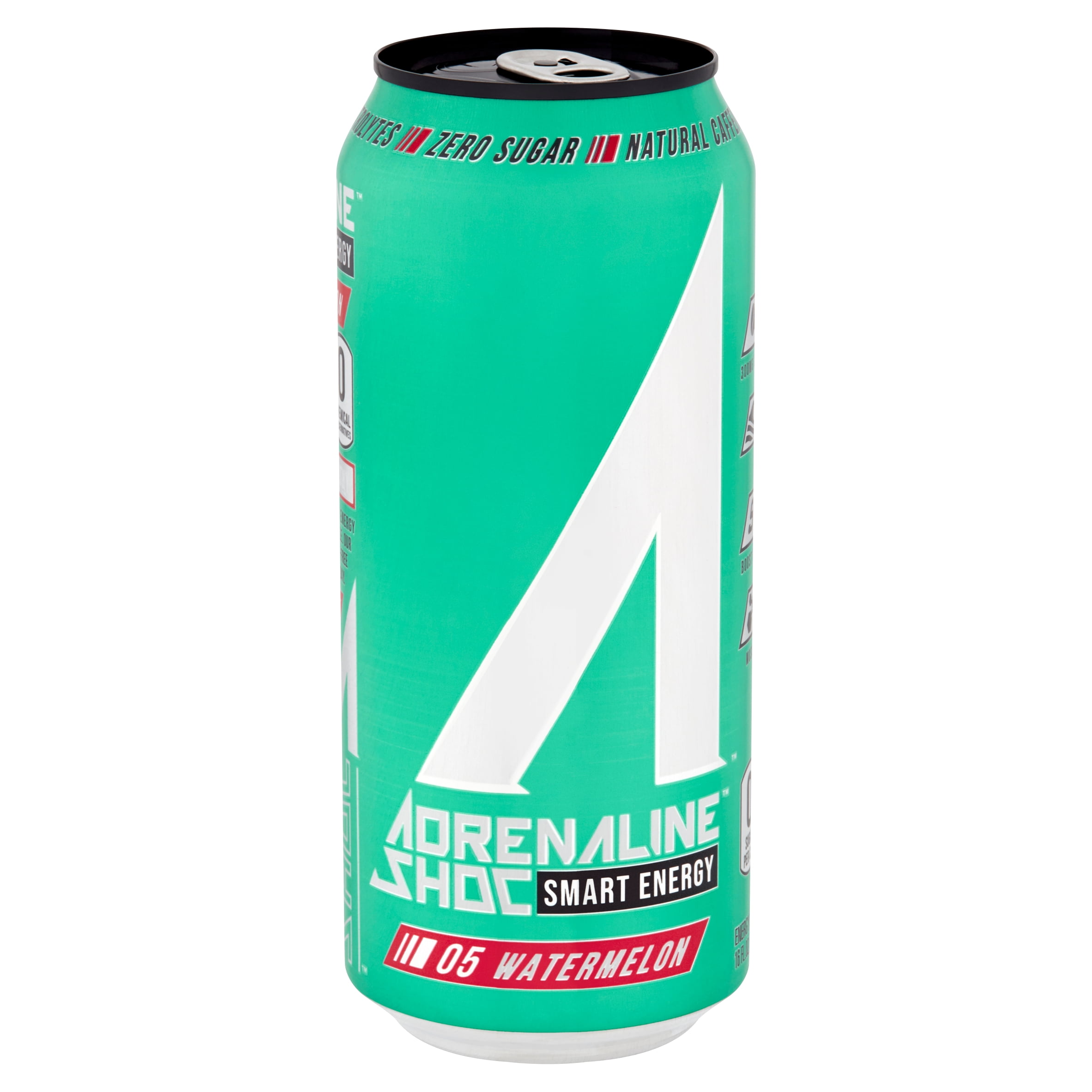 Adrenaline Shoc 05 Watermelon Smart Energy Drink, 16 Fl Oz - Walmart.com