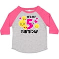 thumbnail image 3 of Inktastic Its My 5th Birthday with Smiling Emoticon Girls Toddler T-Shirt, 3 of 5