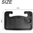 thumbnail image 2 of Steering Wheel Table Multifunctional Portable Car Table Steering Wheel Desk Auto Food Tray Table Car Steering Wheel Tray For Most Car Steering W, 2 of 5