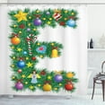 thumbnail image 1 of Ambesonne Letter E Shower Curtain, Capitalized E Big Star, 69"Wx70"L, Multicolor, 1 of 3