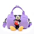 thumbnail image 4 of Bolso para niños, lindo bolso de bolos con estampado de Mickey Mouse para niña, bolso bandolera portátil de moda, 4 of 5