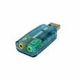 thumbnail image 4 of YOPTOP USB Audio Adapter 3D Sound card 5.1 USB 3.5mm mic headphone Headset Jack Stereo, 4 of 5