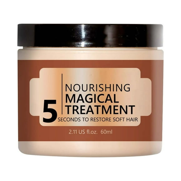 JENIKR Nourishing Hair Split Ends After Dyeing and Perming Moisturizes Dry and Damaged Hair Smoothes and Smoothes Hair Hair Care Coffee