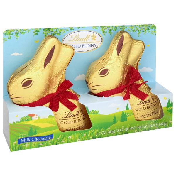 Lindt Milk Chocolate Gold Bunny Easter Candy Duo 14 Oz 200g X 2 3334