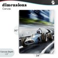 thumbnail image 4 of Stupell Industries Contemporary Speeding Racecar Driver Canvas Art, 24 x 30, by Christine Simpson Art, 4 of 8