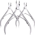 thumbnail image 1 of Corta cutículas Mudder, 3 piezas, acero inoxidable, color plata, 1 of 7