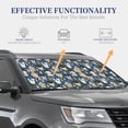 thumbnail image 4 of Fotbe Winter Animal Friends 2-Piece Car Windshield Sun Shade | Sun Blocker for Car Windshield | Foldable Automotive Interior Accessories for Sun Protection-Medium, 4 of 6