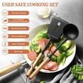thumbnail image 6 of Surpdew Silicone Slotted Spoon 2 Pack Silicone Cooking Spoons With Slotted Strainer, Non-Stick Strainer Colander Spoon, Heat Resistant Large Skimmer Spoon For Draining, Frying, Mixing And Serving, 6 of 7