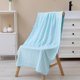 thumbnail image 1 of Xiao Hua Toallas de secado rápido para baño - 4 toallas de baño largas azules, 70*140cm, de vellón coral de primera calidad, suaves y absorbentes, toallas de baño ideales para uso diario en el baño., 1 of 5