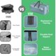 thumbnail image 4 of 10 Pack Moving Bags w/Backpack Straps, Heavy Duty, Moving Boxes Alternative, Packing Supplies, Large Storage Totes for Dorm Room Essentials with Zipper for Clothes (Clear, 10 Pack), 4 of 5