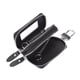 thumbnail image 4 of Bolso para llaves de coche de cuero con doble cremallera, bolso para llaves de coche de cuero multifuncional, 4 of 6