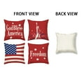 thumbnail image 3 of Guanhe Fourth of July Decorations American Independence Day Pillow Cover Print Decorative Holiday Sofa Pillow Cover, 3 of 3