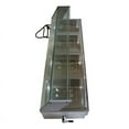 thumbnail image 4 of PreAsion 4-Pan Bain-marie Buffet Food Warmer Stove Steam Heater Restaurant Canteen Food Warming with Glass Shield, 4 of 6