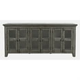 thumbnail image 2 of Jofran Rustic Shores 70" Coastal Distressed Acacia Six-Door Sideboard Cabinet, 2 of 8