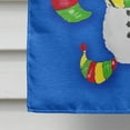 thumbnail image 4 of Carolines Treasures 8504-FLAG-PARENT Christmas Snowman Fleur de lis Flag  multicolor, 4 of 4