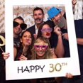 thumbnail image 2 of New 16/18/30/40/50/60th 21st Frame Photo Booth Props Happy Birthday Paper Party, 2 of 5