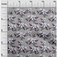 thumbnail image 2 of oneOone Silk Tabby Gray Fabric Floral Diy Clothing Quilting Fabric Print Fabric By Yard 42 Inch Wide, 2 of 5