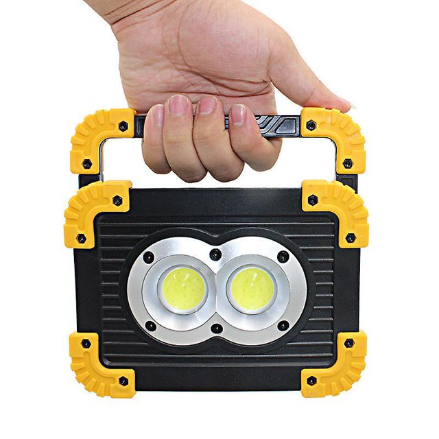 Foco portátil Cob, foco multifuncional, Lámpara Led de trabajo para mantenimiento al aire libre, luz lateral con carga Usb