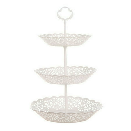 

3-Tier Cupcake Stand Cake Dessert Event Party Display Tower Round Plate