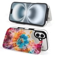 thumbnail image 4 of Compatible with iPhone 11 12 13 mini 14 15 16 Pro Max Plus Wallet Case with Card Holder, PU Leather Kickstand Card Slots Case ( Colorful, iPhone 15 Pro Max), 4 of 7
