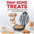 thumbnail image 3 of Dash Dog Treat Maker 8-Bones, Non-Stick, Homemade Dog Snacks with Pet Approved Recipes - White, 3 of 6