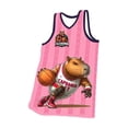 thumbnail image 2 of Camisetas de baloncesto BASKETMAN para hombre personalizables con sublimación completa impresa con nombre del equipo, número, logotipo, patrón de animales, chándales para hombre, 2 of 5