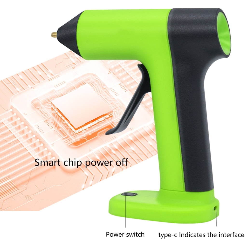USB Rechargeable Mini Glues Guns with Fast Preheating for Kids DIY School Craft