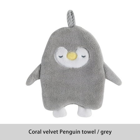 

Towels High-Density Thickened Coral Fleece Hand Towel Hanging Cute Korean Bathroom Absorbent Children S Creative Cartoon Hand Towel Bathroom Towels