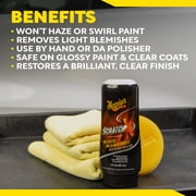 Meguiar’s Scratch-X, Car Scratch Remover, Car Paint Scratch Repair for Fine Scratches & Blemishes, Restores Clarity, Use On Glossy Exterior Paint and Clear Coats On Trucks & Suvs - 7 Fl Oz Bottle