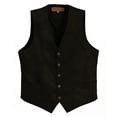 thumbnail image 3 of Gioberti Men's 5 Button Faux Suede Vest, 3 of 6