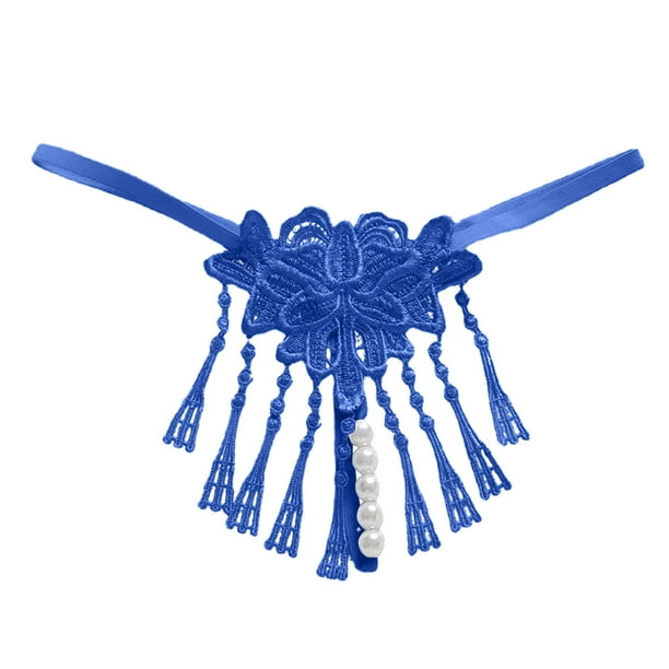 Gibobby Bragas elásticas para mujer Bragas mujer Bragas encaje Bragas recortadas Bragas suaves mujer Bragas boxeador cintura media (Azul, A)